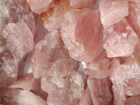 Natural Cobbed Rose Quartz Specimens x 25 From Northern Cape, South Africa - Toprock Gemstones and Minerals 