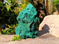 Natural Silky Malachite Specimens x 1 From Kasompe, Congo