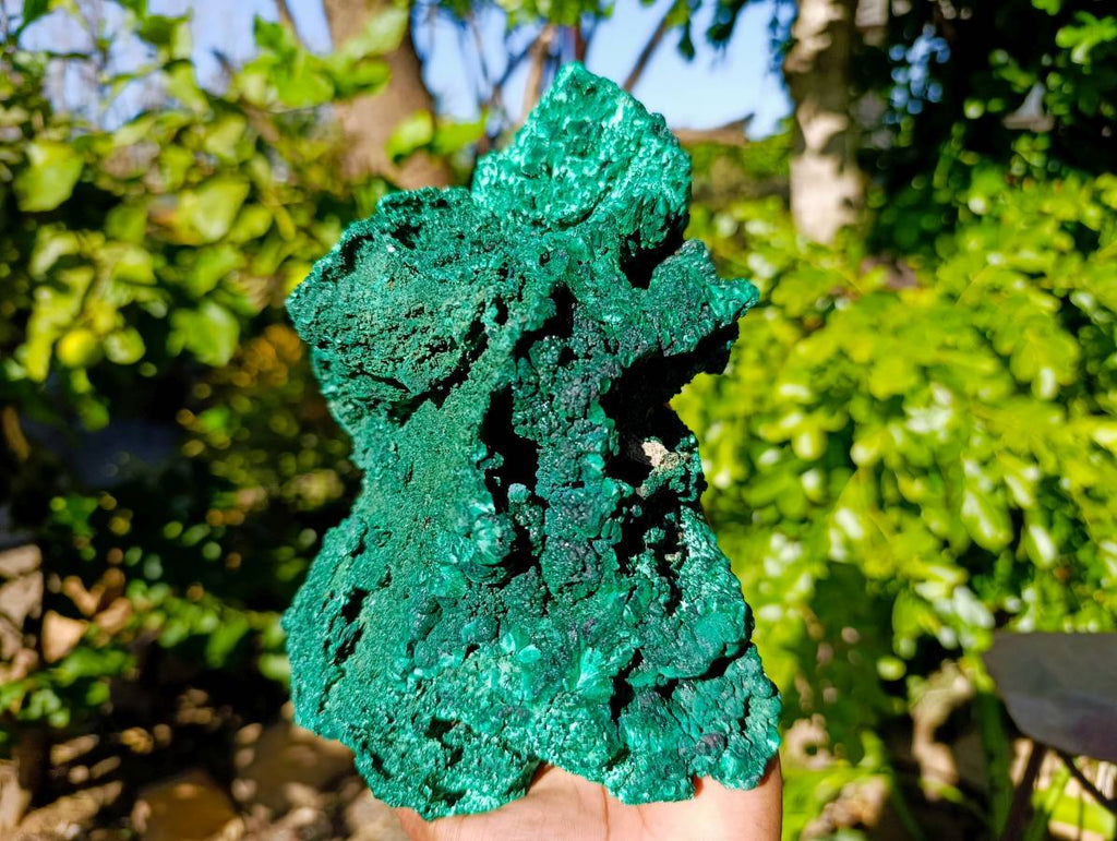 Natural Silky Malachite Specimens x 1 From Kasompe, Congo - Toprock Gemstones and Minerals 