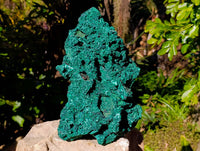 Natural Silky Malachite Specimens x 1 From Kasompe, Congo