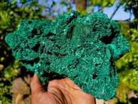 Natural Silky Malachite Specimens x 1 From Kasompe, Congo