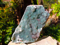 Natural Ball Malachite On Dolomite Matrix Specimens x 2 From Kambove, Congo