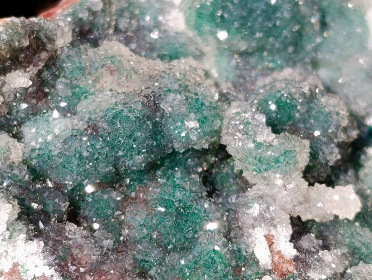 Natural Ball Malachite On Dolomite Matrix Specimens x 2 From Kambove, Congo - Toprock Gemstones and Minerals 