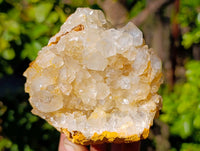 Natural Limonite Quartz Clusters x 4 From Zambia