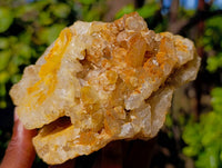 Natural Limonite Quartz Clusters x 4 From Zambia