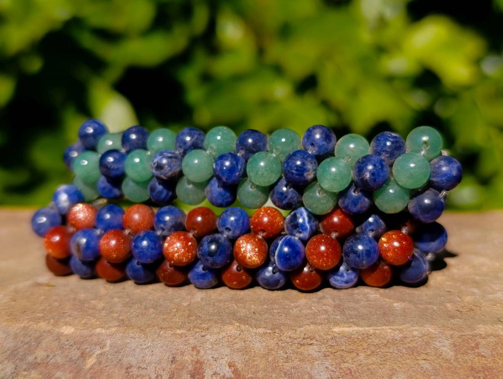 Hand Made Gemstone Hairpins x 7 From Southern Africa - Toprock Gemstones and Minerals 