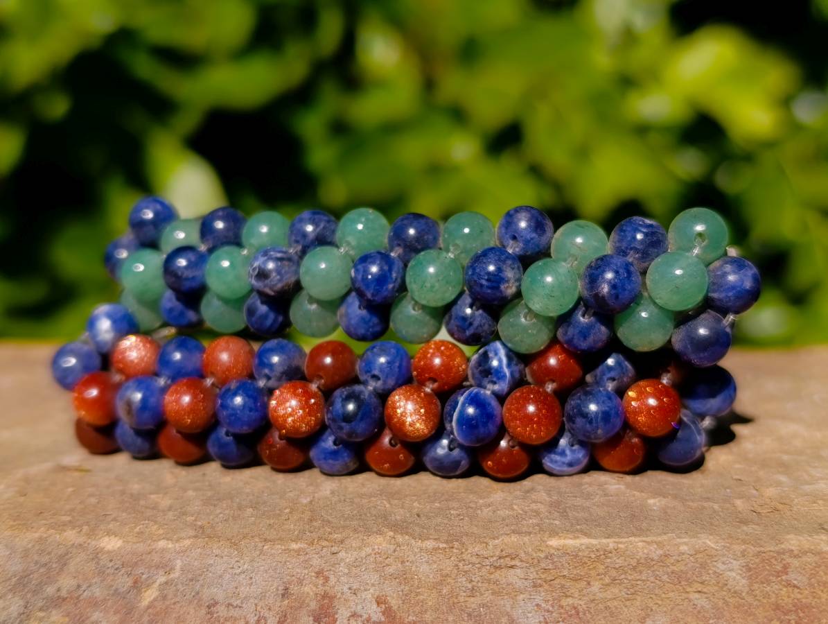 Hand Made Gemstone Hairpins x 7 From Southern Africa - Toprock Gemstones and Minerals 