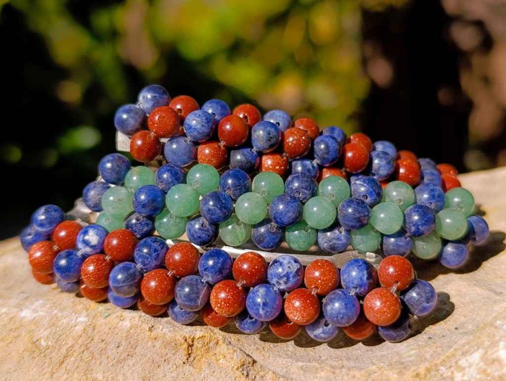 Hand Made Gemstone Hairpins x 7 From Southern Africa - Toprock Gemstones and Minerals 