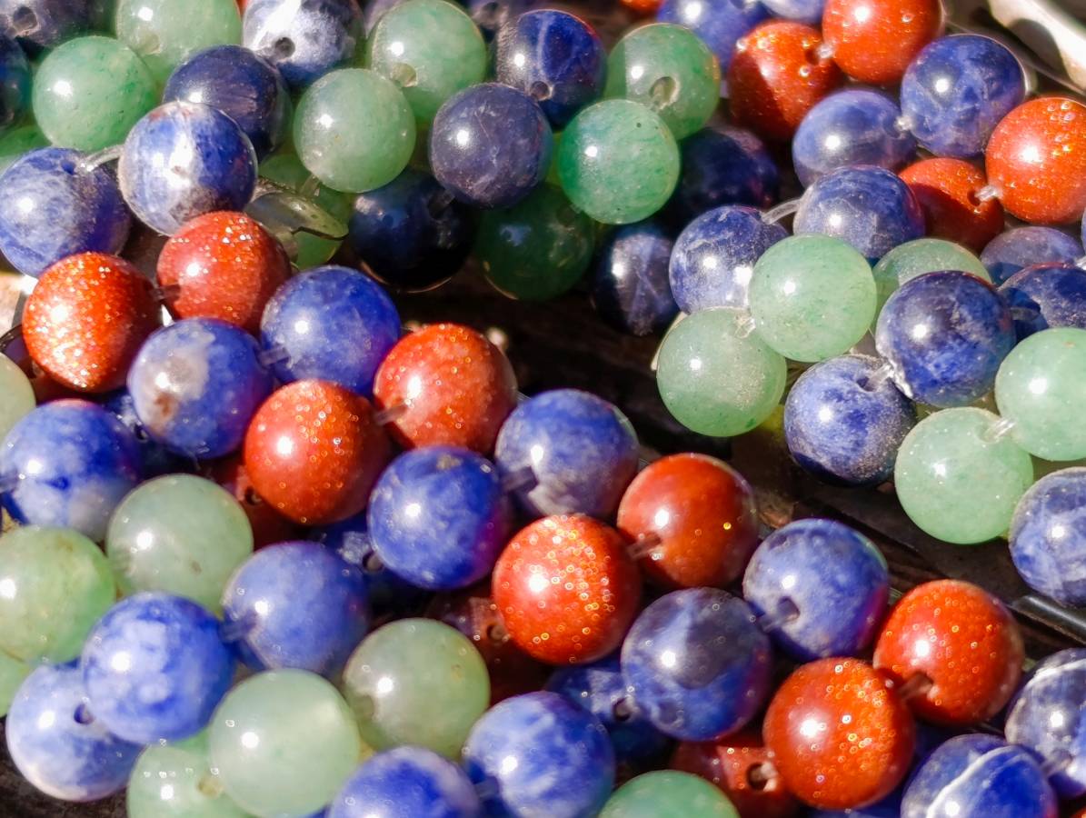 Hand Made Gemstone Hairpins x 7 From Southern Africa - Toprock Gemstones and Minerals 