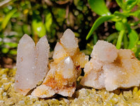 Natural Limonite Spirit Quartz Clusters x 17 From Boekenhouthoek, South Africa
