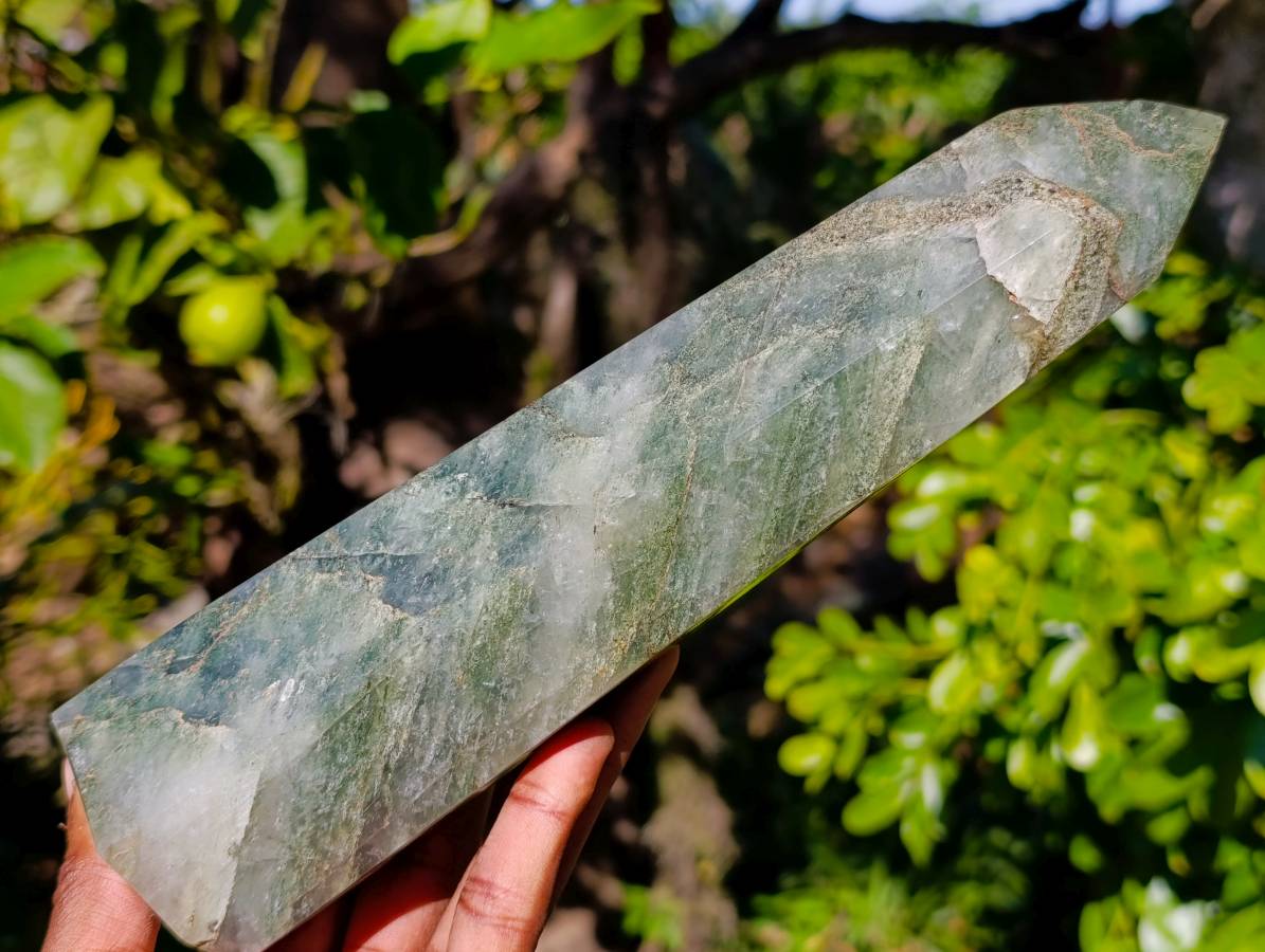 Polished Fuchsite Towers x 2 From Madagascar - Toprock Gemstones and Minerals 
