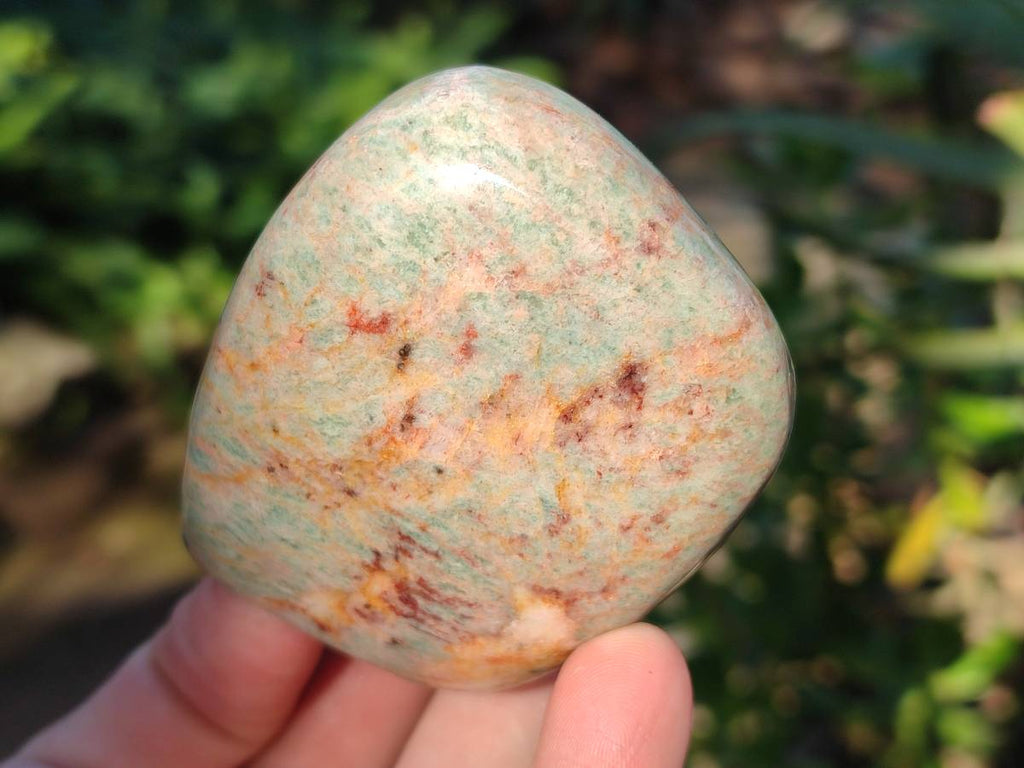 Polished Amazonite Standing Free Forms  x 12 From Madagascar - Toprock Gemstones and Minerals 