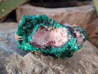 Natural Dioptase Crystals on Dolomite Matrix Specimens x 4 From Likasi, Congo - Toprock Gemstones and Minerals 