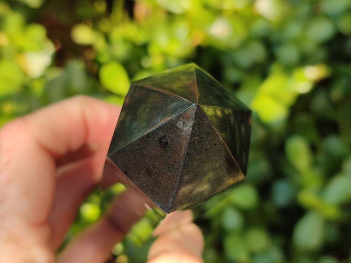 Polished Black Basalt Towers x 6 From Madagascar - Toprock Gemstones and Minerals 