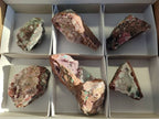 Natural Drusy Salrose on Dolomite Matrix Specimens x 6 From Kakanda, Congo - Toprock Gemstones and Minerals 