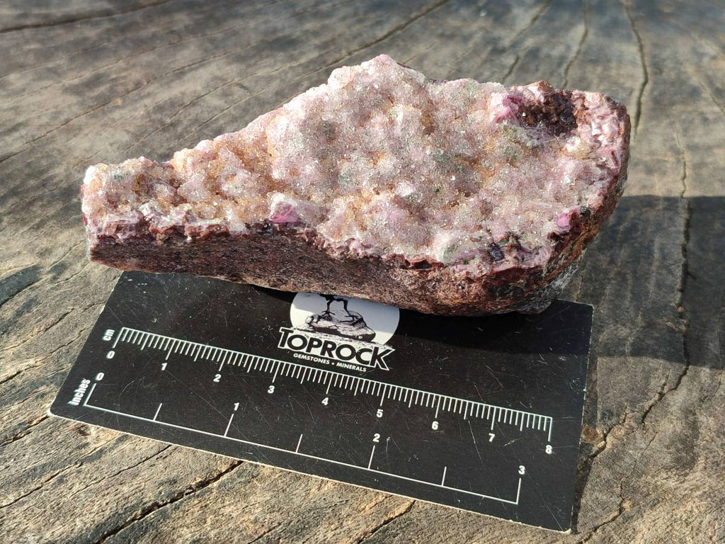 Natural Drusy Salrose on Dolomite Matrix Specimens x 6 From Kakanda, Congo - Toprock Gemstones and Minerals 