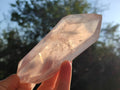 Polished Double Terminated Rose Quartz Points x 4 Madagascar - Toprock Gemstones and Minerals 