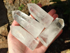 Polished Clear Quartz Crystals x 6 From Madagascar - Toprock Gemstones and Minerals 