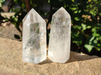 Polished Clear Quartz Crystals x 6 From Madagascar - Toprock Gemstones and Minerals 