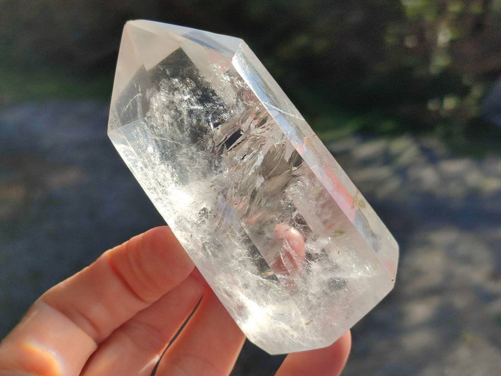 Polished Clear Quartz Crystals x 6 From Madagascar - Toprock Gemstones and Minerals 