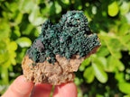 Natural Crystalline Malachite Specimens x 6 From Likasi, Congo - Toprock Gemstones and Minerals 