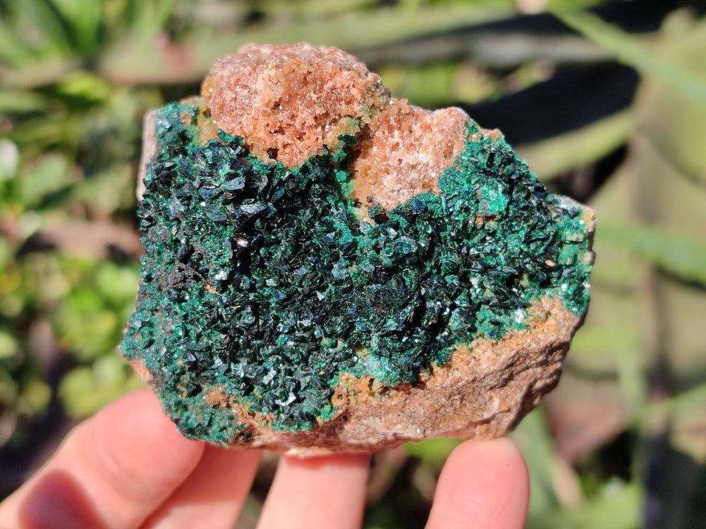 Natural Crystalline Malachite Specimens x 6 From Likasi, Congo - Toprock Gemstones and Minerals 