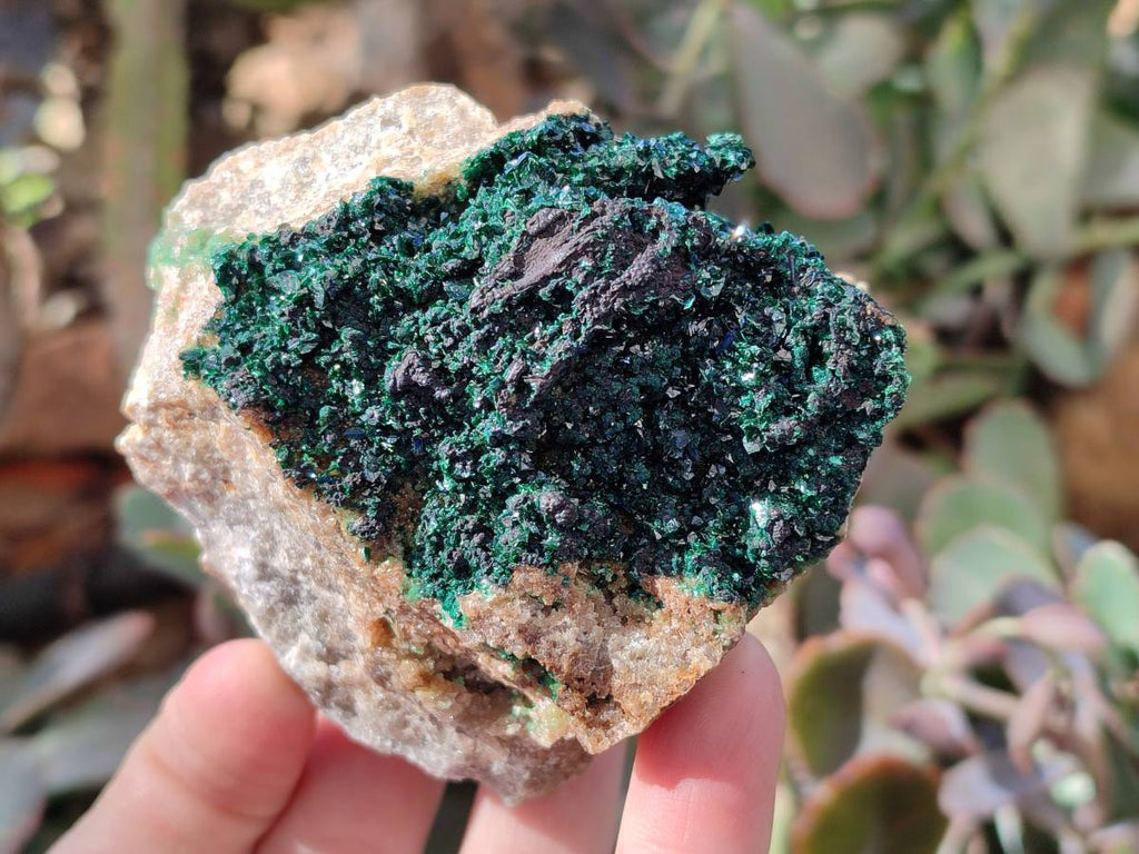 Natural Crystalline Malachite Specimens x 6 From Likasi, Congo - Toprock Gemstones and Minerals 