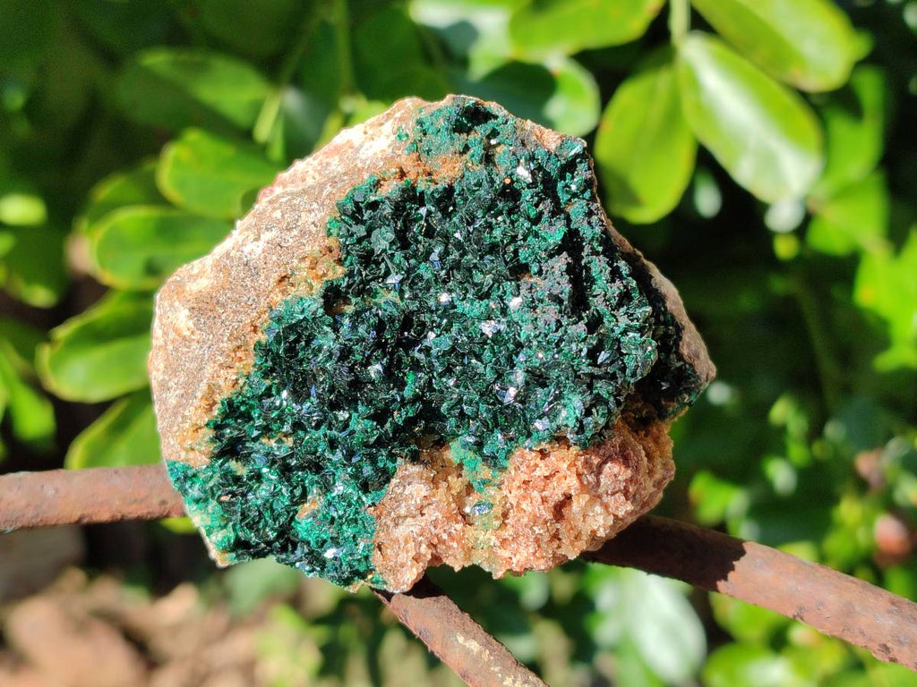 Natural Crystalline Malachite Specimens x 6 From Likasi, Congo - Toprock Gemstones and Minerals 