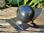 Polished Black Basalt Spheres x 4 From Antsirabe, Madagascar - Toprock Gemstones and Minerals 