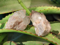 Natural Phantom Cascading Smokey Quartz Crystals x 35 From Luena, Congo
