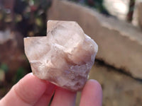 Natural Phantom Cascading Smokey Quartz Crystals x 35 From Luena, Congo