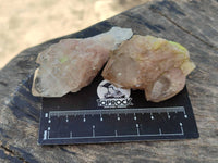 Natural Phantom Cascading Smokey Quartz Crystals x 35 From Luena, Congo