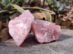 Natural Pink Rose Quartz Cobbed Specimens x 12 From North Cape, South Africa - Toprock Gemstones and Minerals 