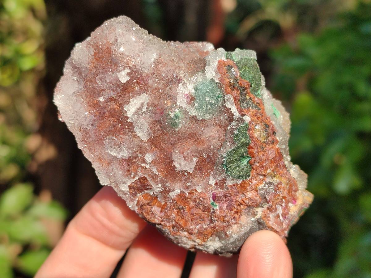 Natural Drusy Salrose on Dolomite Matrix Specimens x 6 From Kakanda, Congo - Toprock Gemstones and Minerals 