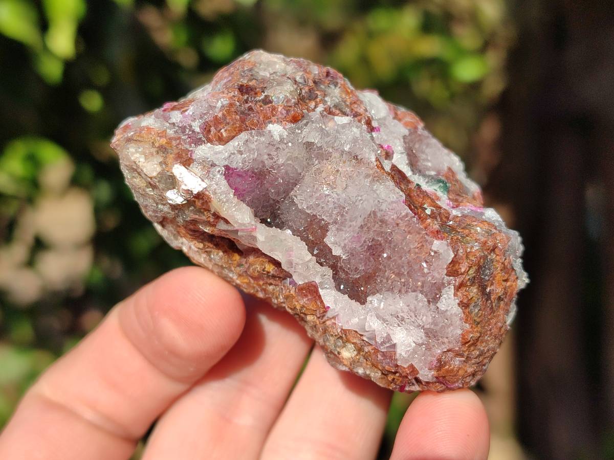Natural Drusy Salrose on Dolomite Matrix Specimens x 6 From Kakanda, Congo - Toprock Gemstones and Minerals 