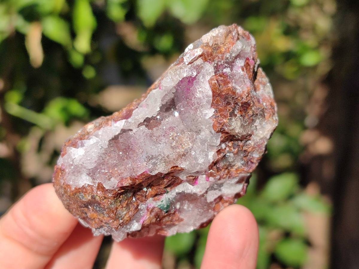 Natural Drusy Salrose on Dolomite Matrix Specimens x 6 From Kakanda, Congo - Toprock Gemstones and Minerals 