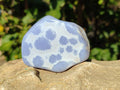 Polished Blue Lace Agate Tumbled Stones x 12 From Malawi - Toprock Gemstones and Minerals 