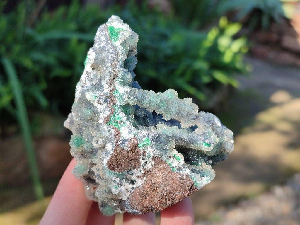 Natural Ball Malachite On Quartz Matrix Specimens x 3 From Kambove, Congo - Toprock Gemstones and Minerals 
