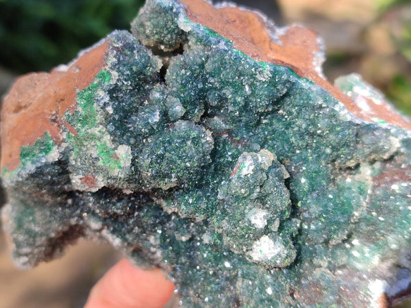 Natural Ball Malachite On Quartz Matrix Specimens x 3 From Kambove, Congo