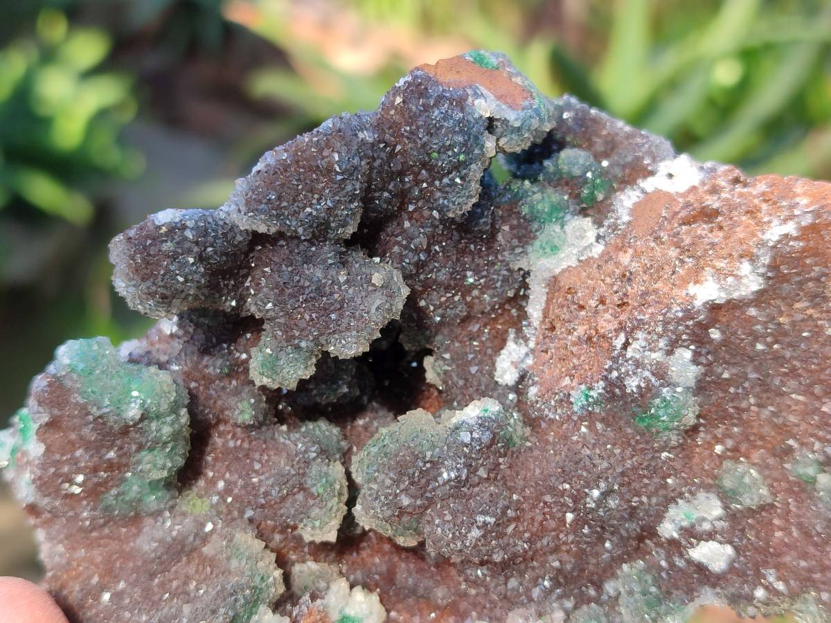 Natural Ball Malachite On Quartz Matrix Specimens x 3 From Kambove, Congo - Toprock Gemstones and Minerals 