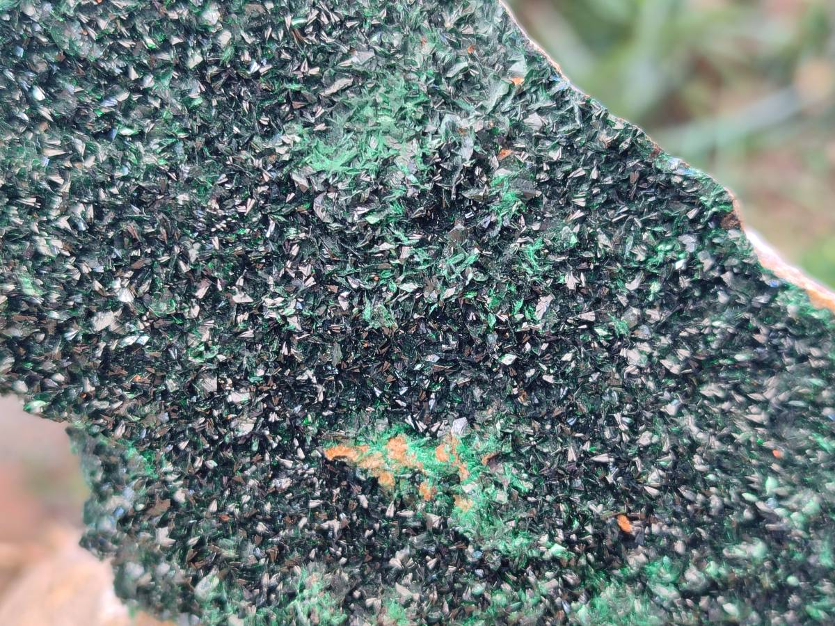 Natural Crystalline Malachite Specimens x 2 From Congo - Toprock Gemstones and Minerals 