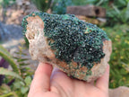 Natural Crystalline Malachite Specimens x 2 From Congo - Toprock Gemstones and Minerals 