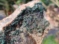 Natural Crystalline Malachite Specimens x 2 From Congo - Toprock Gemstones and Minerals 