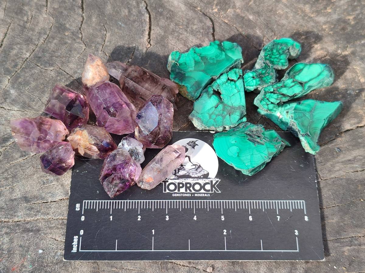 Natural Mix of Retail Items x 0.7 Kg Lot From Southern Africa - Toprock Gemstones and Minerals 