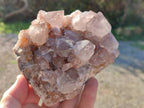 Natural Amethyst Spirit Quartz Clusters x 3 From Boekenhouthoek, South Africa - Toprock Gemstones and Minerals 