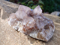 Natural Amethyst Spirit Quartz Clusters x 3 From Boekenhouthoek, South Africa - Toprock Gemstones and Minerals 
