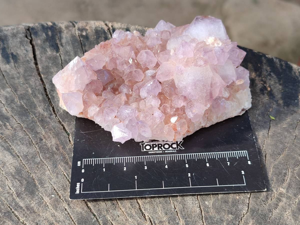 Natural Amethyst Spirit Quartz Clusters x 3 From Boekenhouthoek, South Africa - Toprock Gemstones and Minerals 