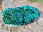 Natural Dioptase on Dolomite Matrix Specimens x 2 From Likasi, Congo - Toprock Gemstones and Minerals 
