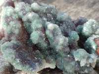 Natural Ball Malachite On Dolomite Matrix Specimens x 2 From Kambove, Congo