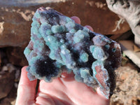 Natural Ball Malachite On Dolomite Matrix Specimens x 2 From Kambove, Congo
